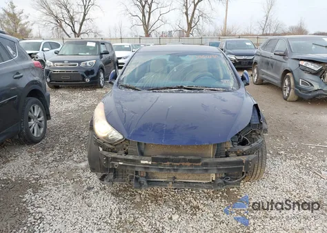 2013 Hyundai Elantra Gls из США, поврежденный, VIN 5NPDH4AEXDH280935